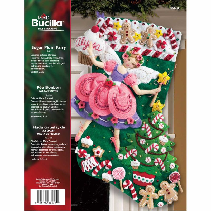BU 18-inch Long Sugar Plum tocking
