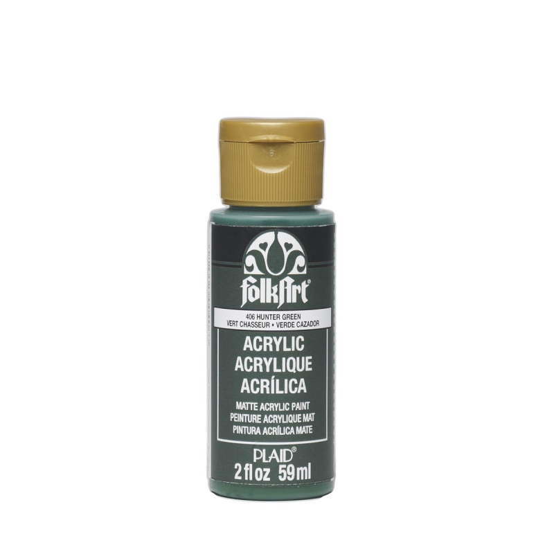 FolkArt Acrylic Paint - Hunter Green (2oz)