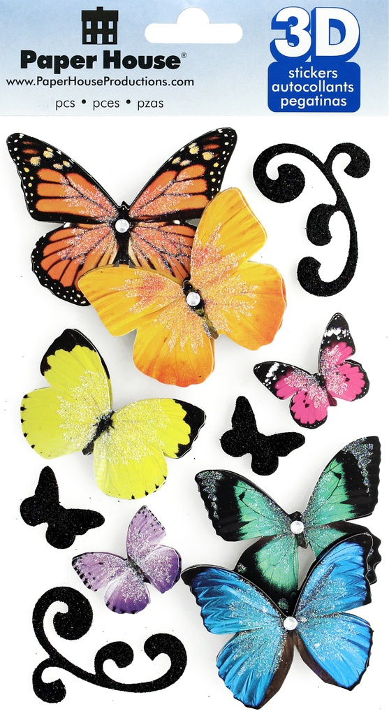 Butterflies - Sticker - 3d