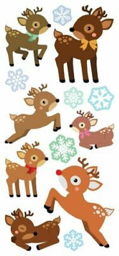 Reindeer - Sticker - puffy