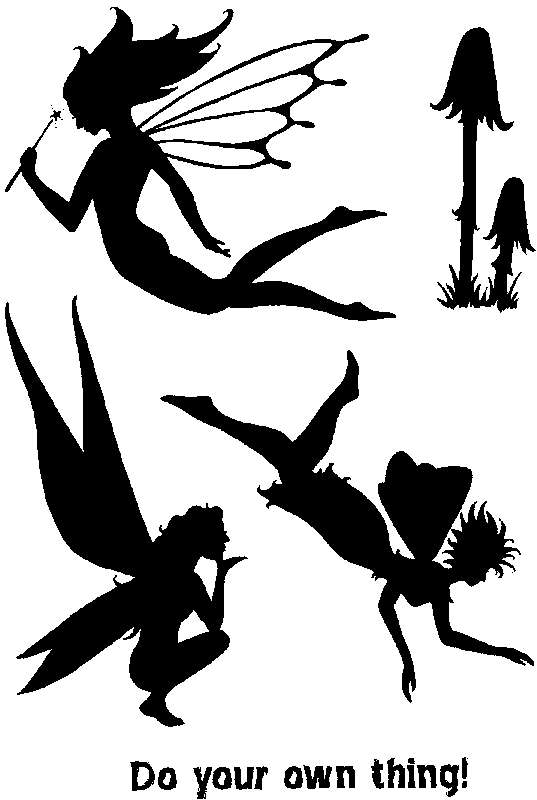 Sweet Dixie Fairy Silhouette by Lindsay Mason