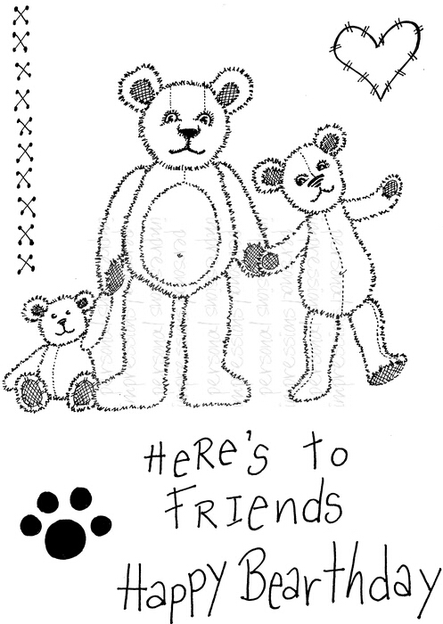 Sweet Dixie Happy Bearthday by Lindsay Mason