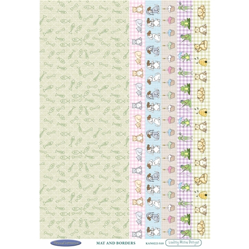 LM Mat And Borders Cardstock Sold in Pack of 10 Sheets