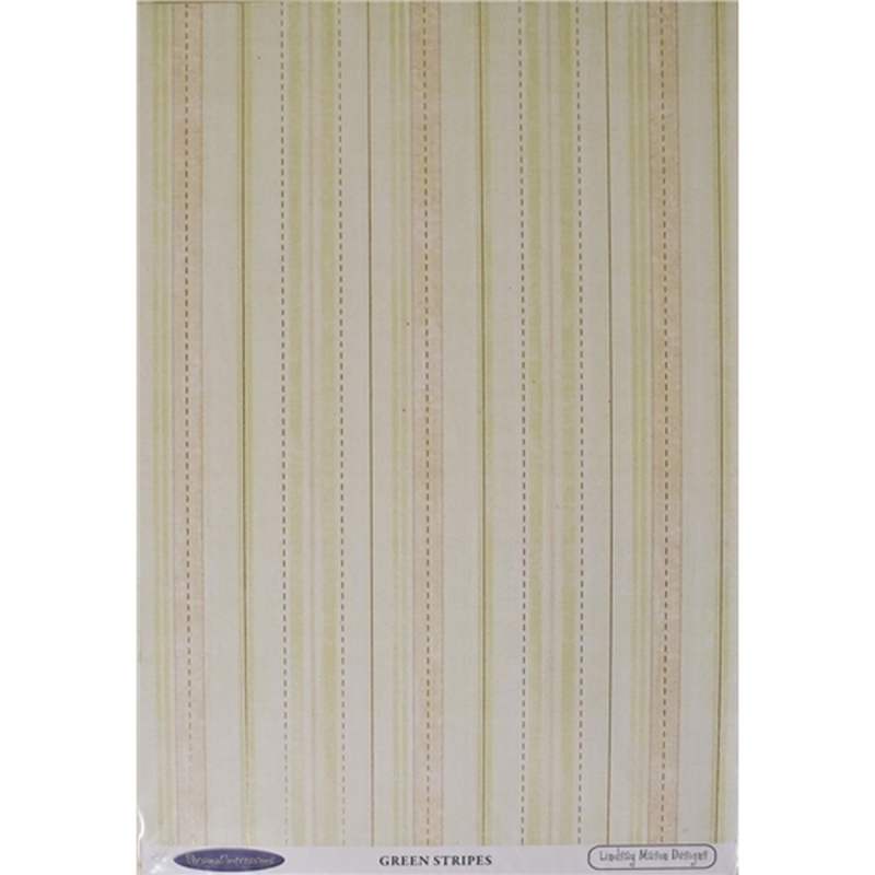 LM Green Stripes Sold in Pack of 10 Sheets