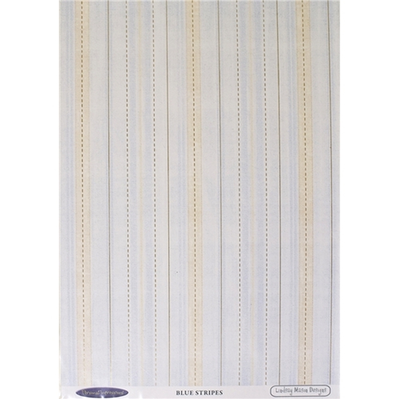 LM Blue Stripes Sold in Pack of 10 Sheets