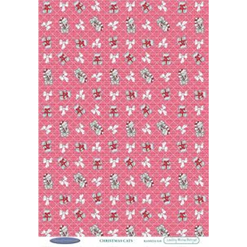 LM Xmas Cats Cardstock Sold in Pack of 10 Sheets
