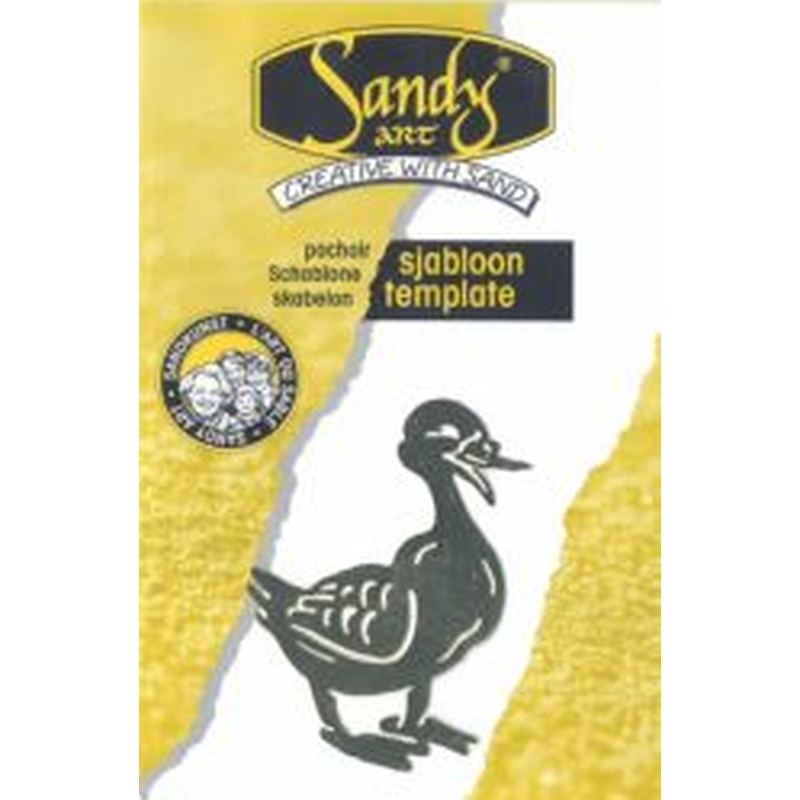 Sandy Art Template Duck