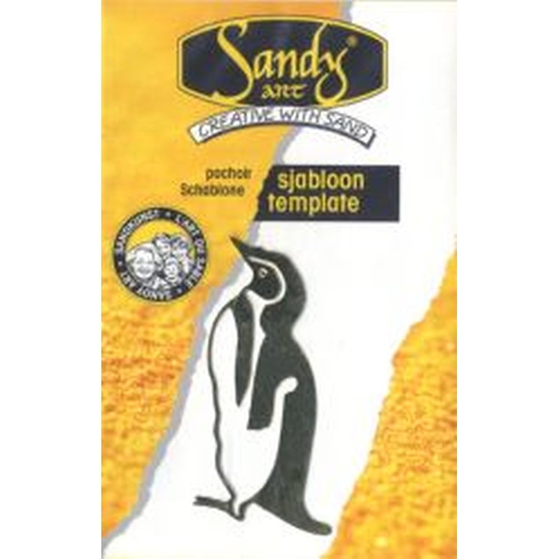 Sandy Art Template Penguin