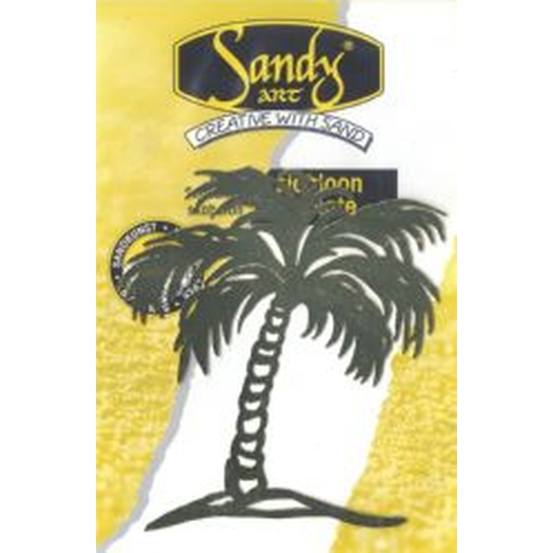 Sandy Art Template Palm Tree