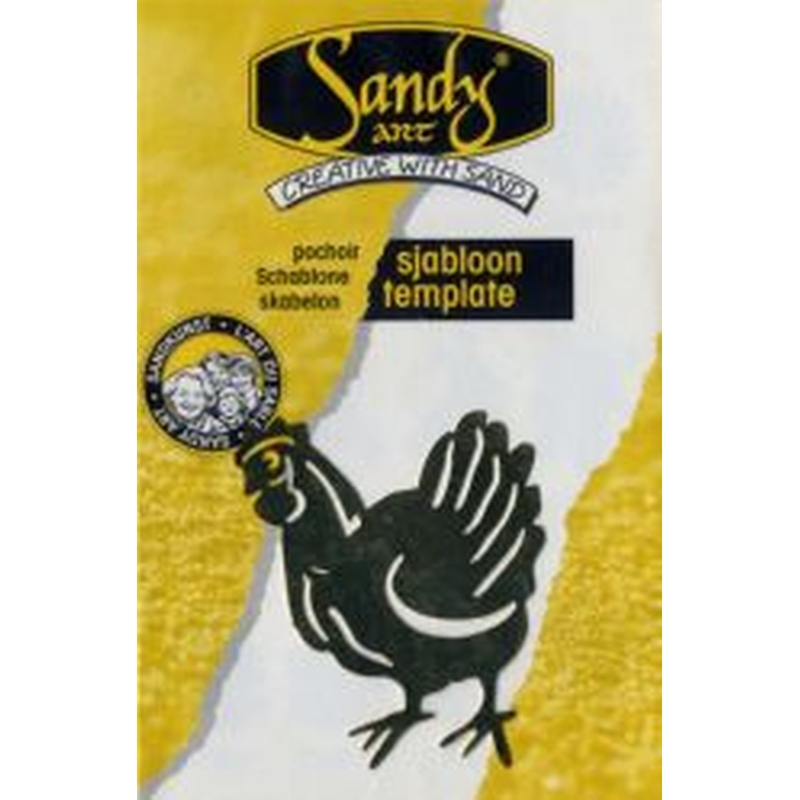 Sandy Art Template Chicken
