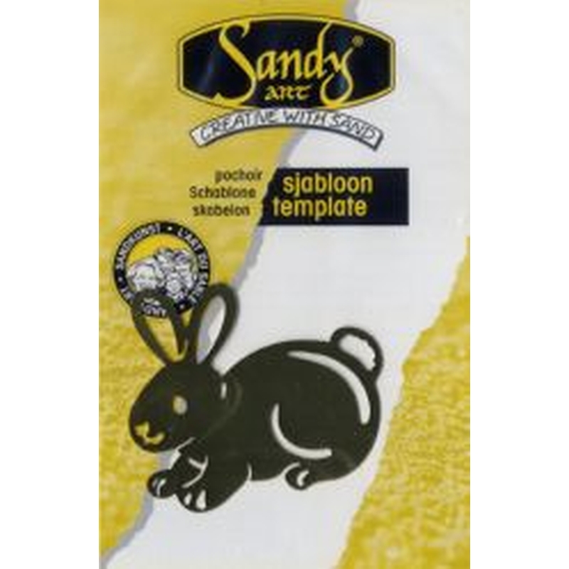 Sandy Art Template Rabbit