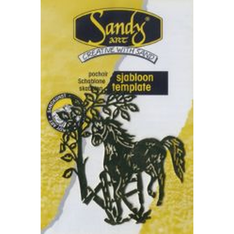 Sandy Art Template Horse