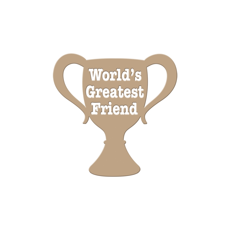 Worlds Greatest Friend Glimmer Plate