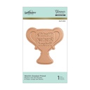 Spellbinders Glimmer Plate - Worlds Greatest Friend 