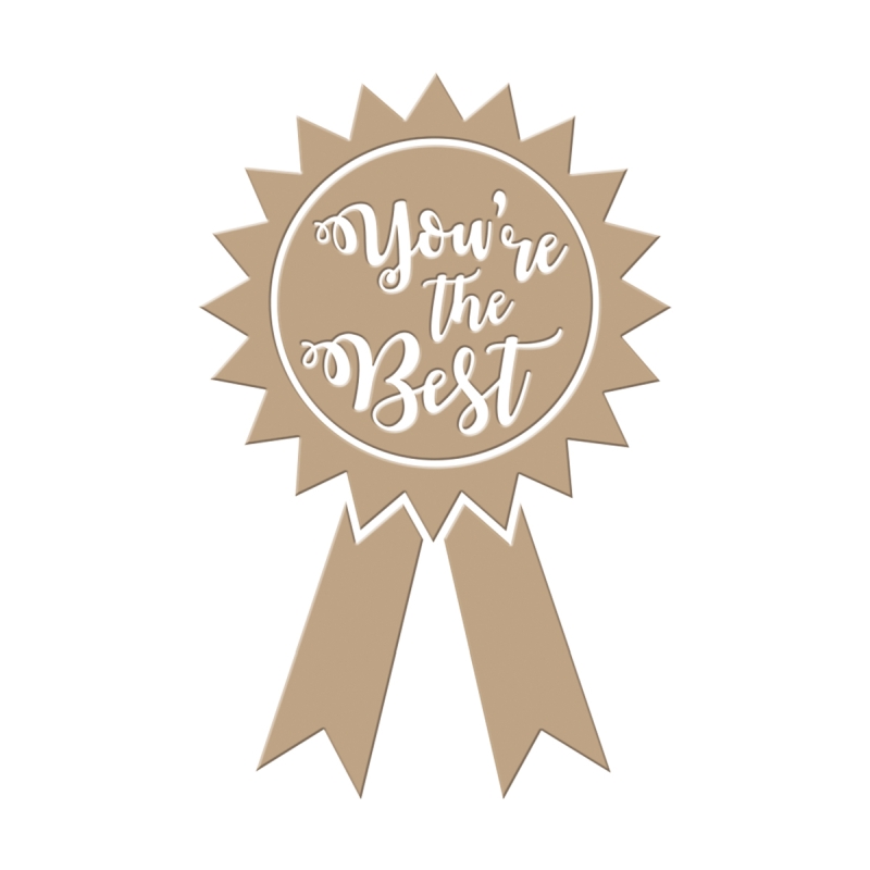Spellbinders Glimmer Plate - You're The Best 