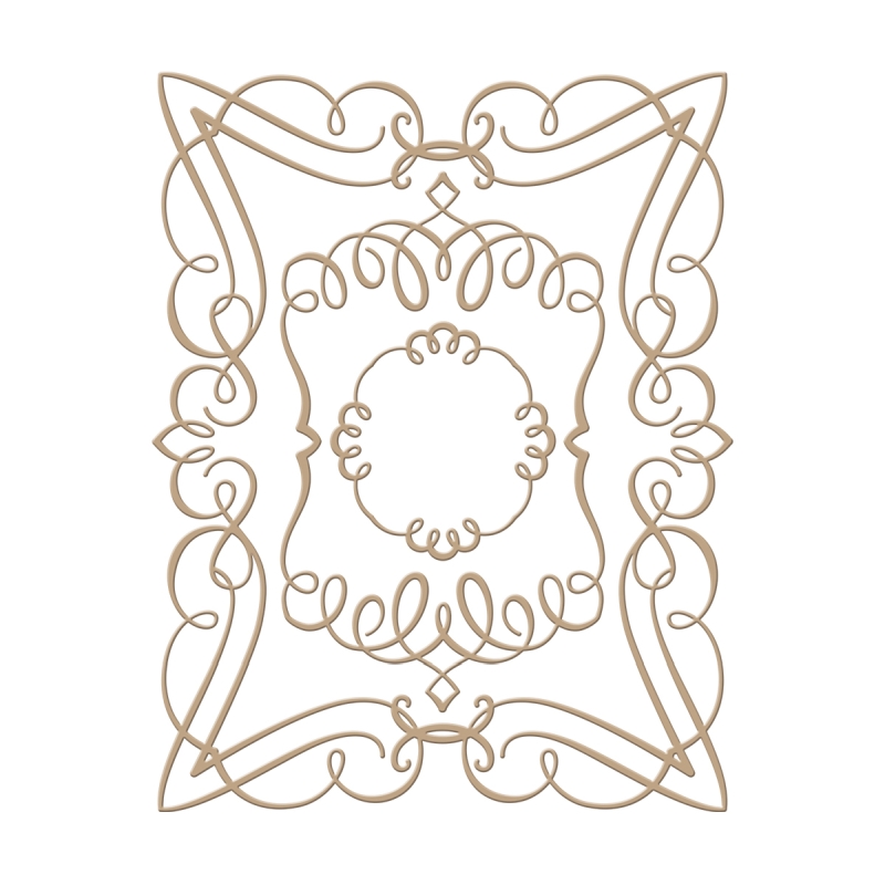 Elegant Rectangle GloriousGlimmer Plate