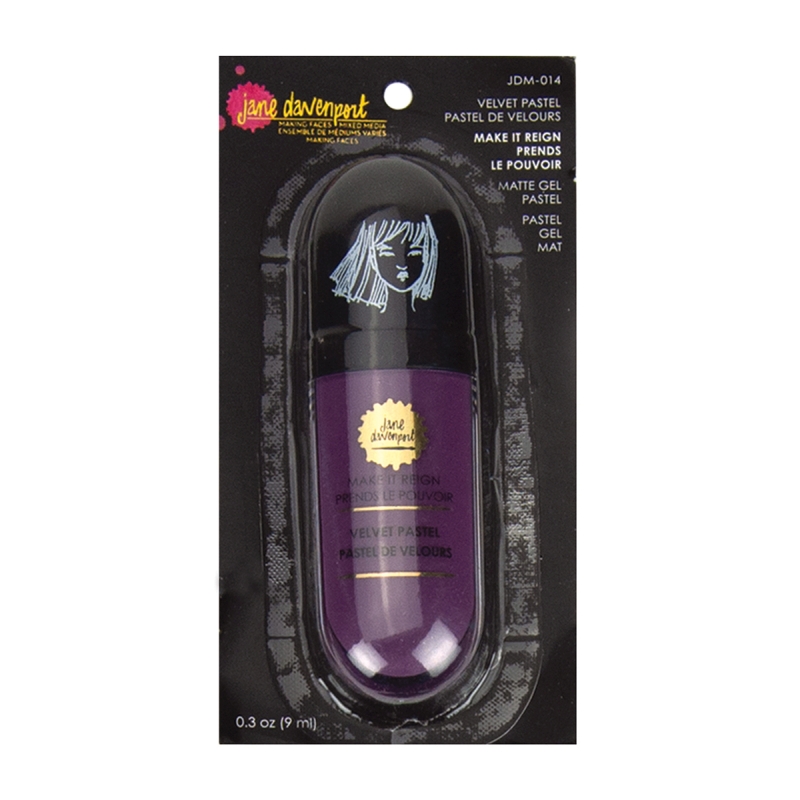 Spellbinders - Jane Davenport Velvet Pastel Make It Reign Matte Gel Pastel Plum