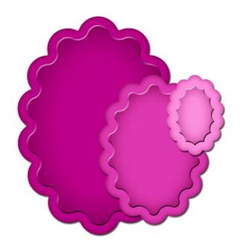 Scalloped Oval