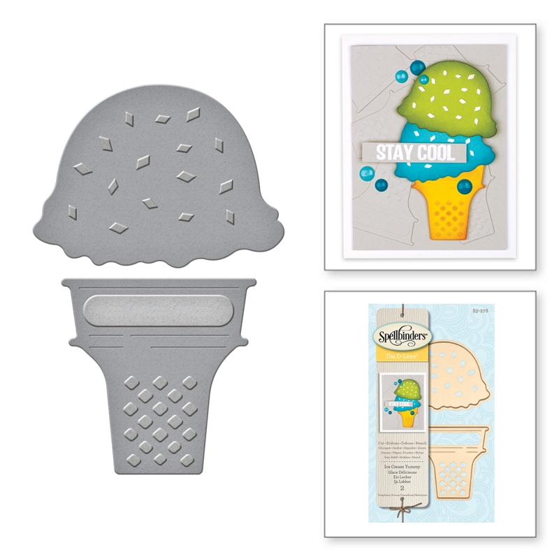 Spellbinders Die D-Lites - Ice Cream Yummy 