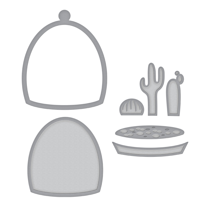 Spellbinders Die D-Lites - Build a Terrarium 