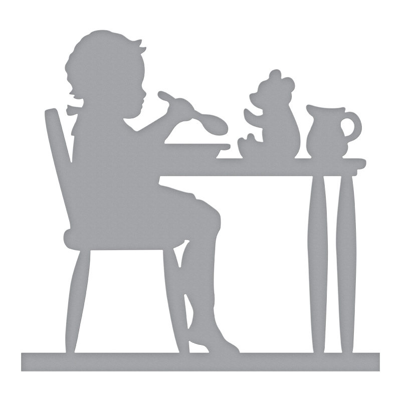 Spellbinders Shapeabilities - Me and Teddy