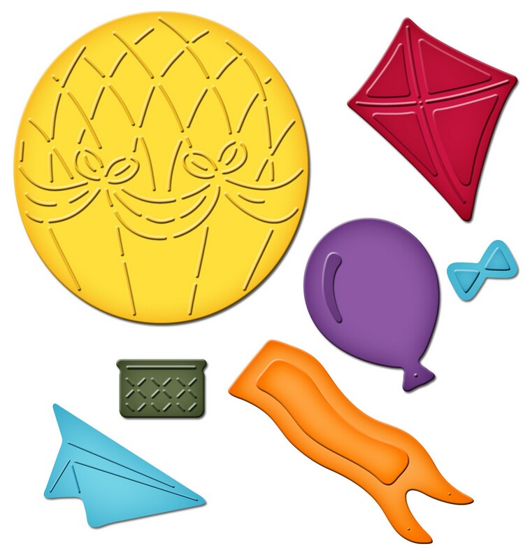 Spellbinders Shapeabilities - Up, Up and Away