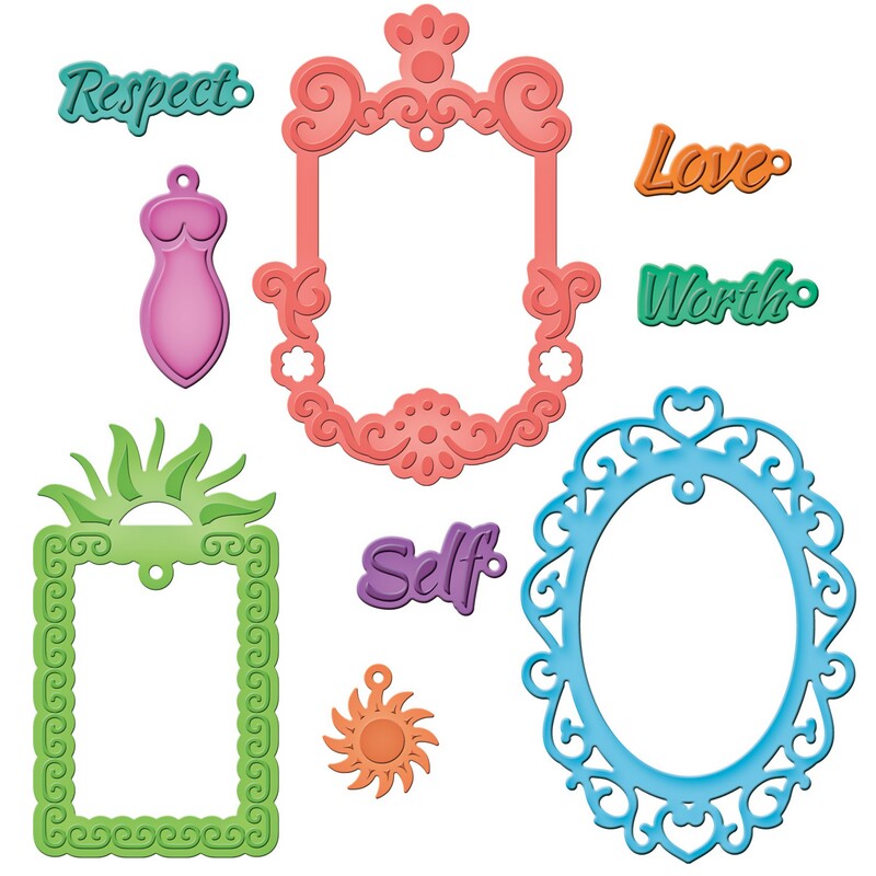 Spellbinders Shapeabilities - Jewel Framed Sentiments