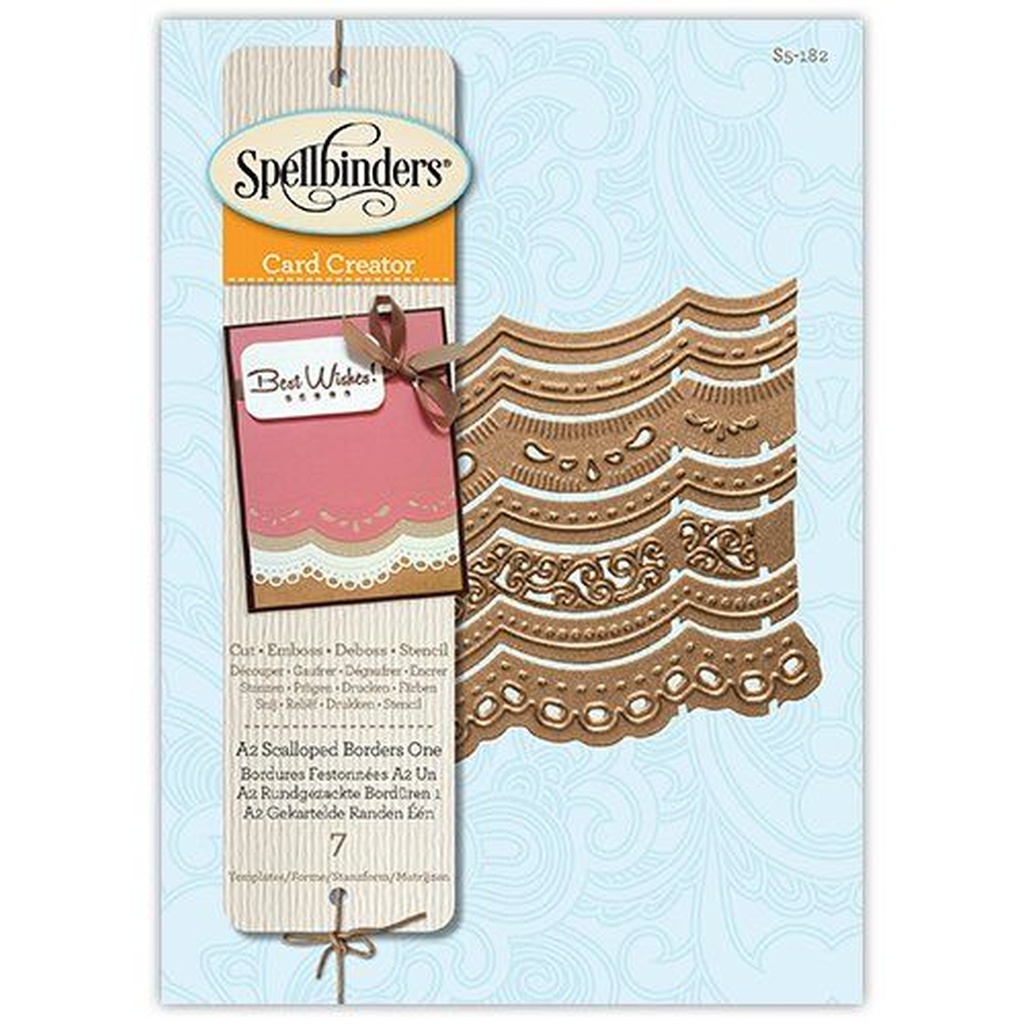 A2 Scalloped Borders One