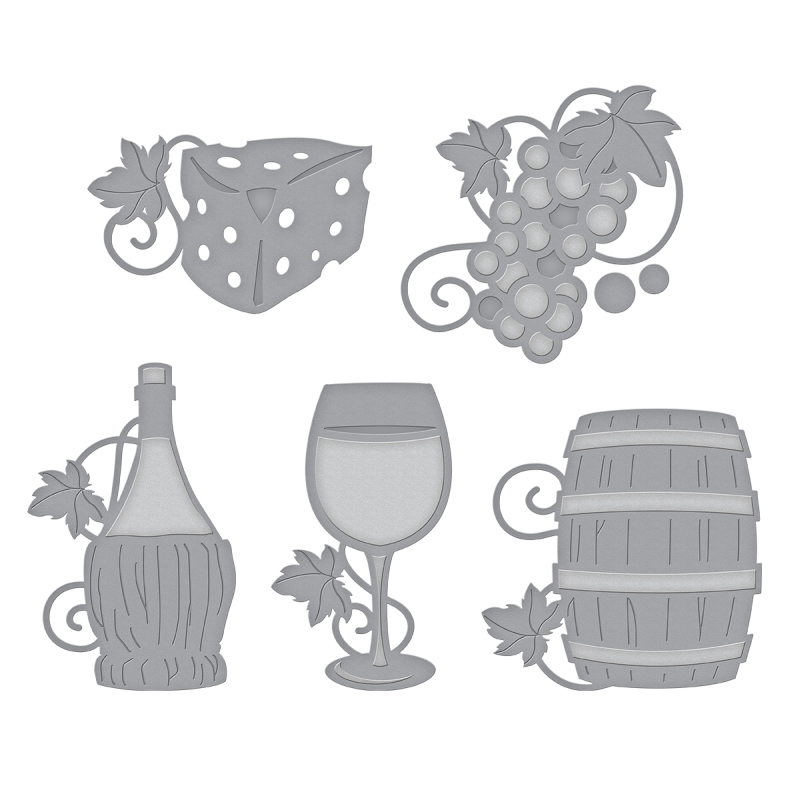 Spellbinders Shapeabilities - Wine Charms