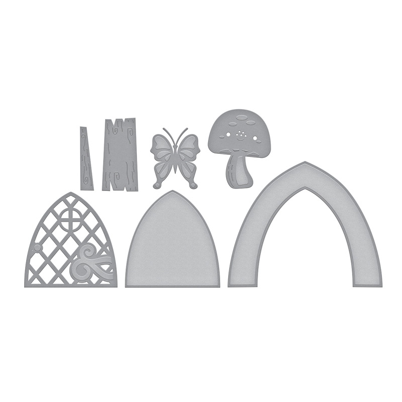 Spellbinders Die D-Lites - Fairy Door Etched Die
