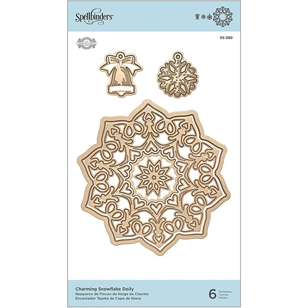 Charming Snowflake Doily Etched Dies