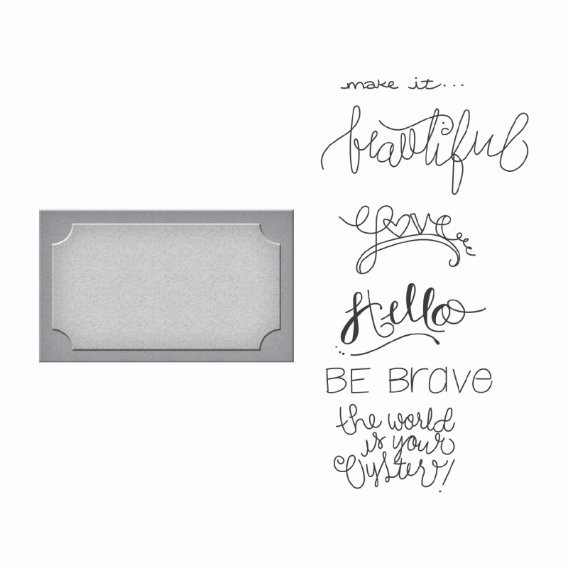 Spellbinders Stamp & Die Set - Frame of Mind