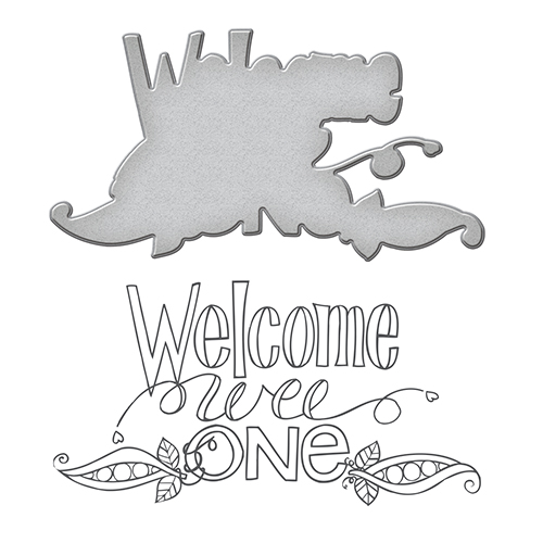 Spellbinders Stamp & Die Set - Welcome Wee One