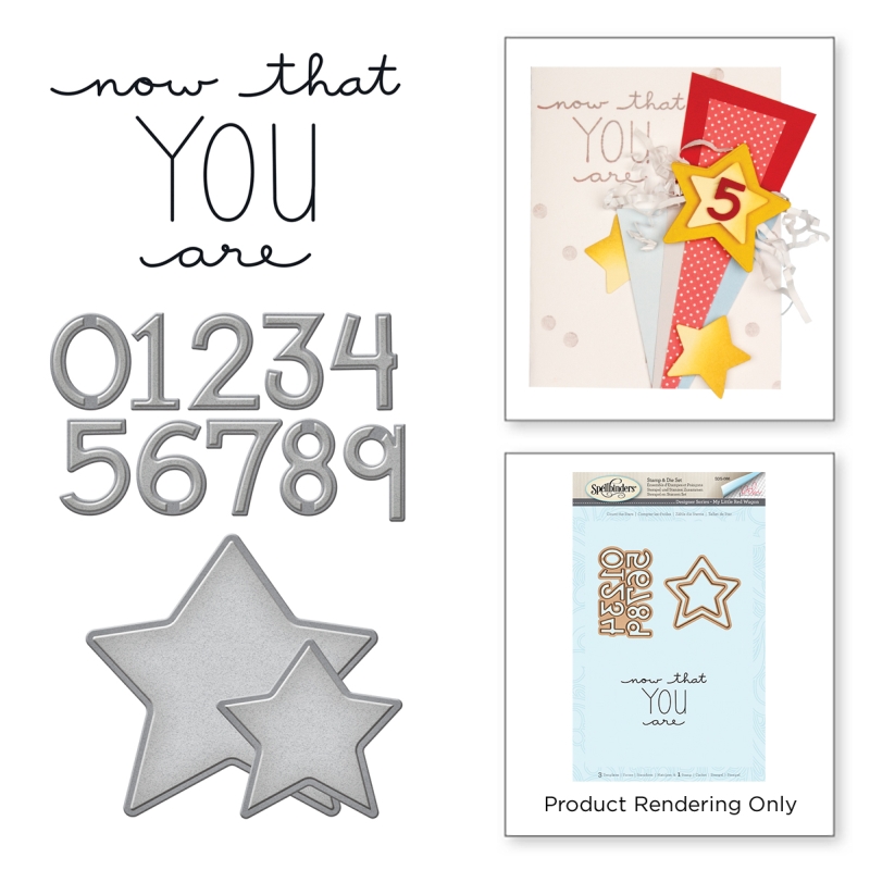 Spellbinders Stamp & Die Set - Count the Stars