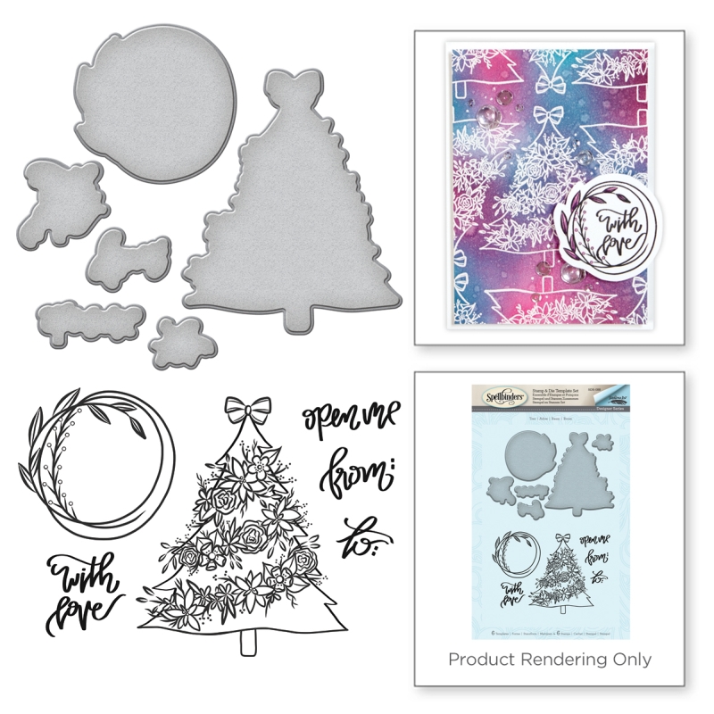 Spellbinders Stamp & Die Set - Open Me