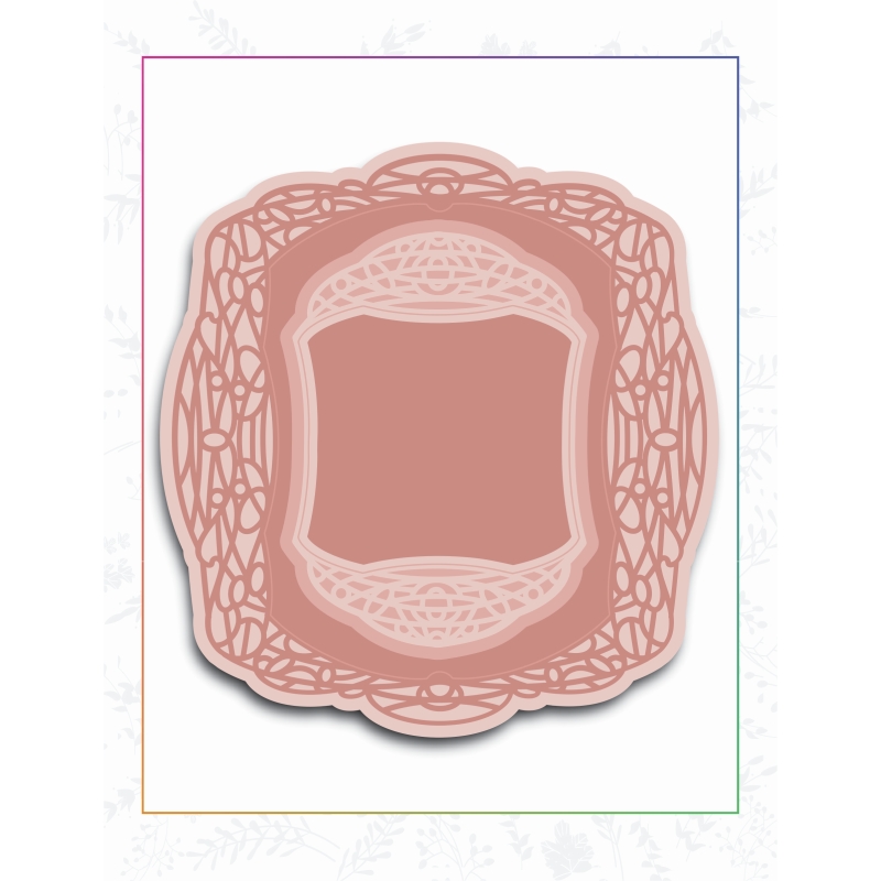 SCC Deco Lace Nesting Frame Set Vintage Lace Nesting Dies
