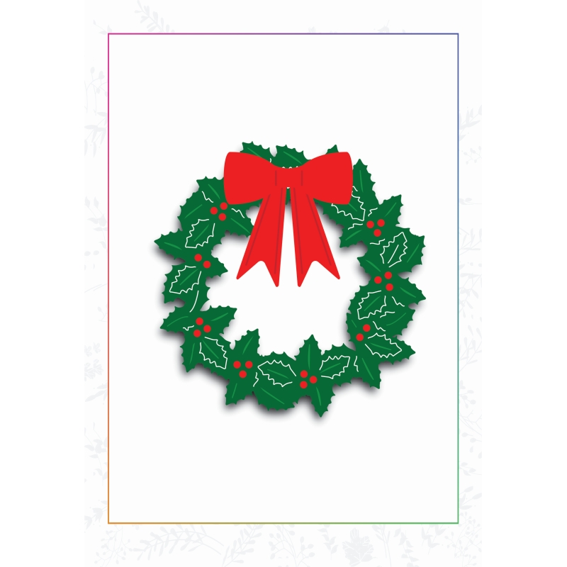 SCC Christmas Wreath Christmas Layered Classics Collection