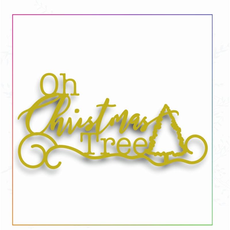 SCC Oh Christmas Tree Christmas Sentiments Collection