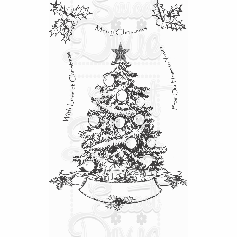Sweet Dixie Oh Christmas Tree stamp set