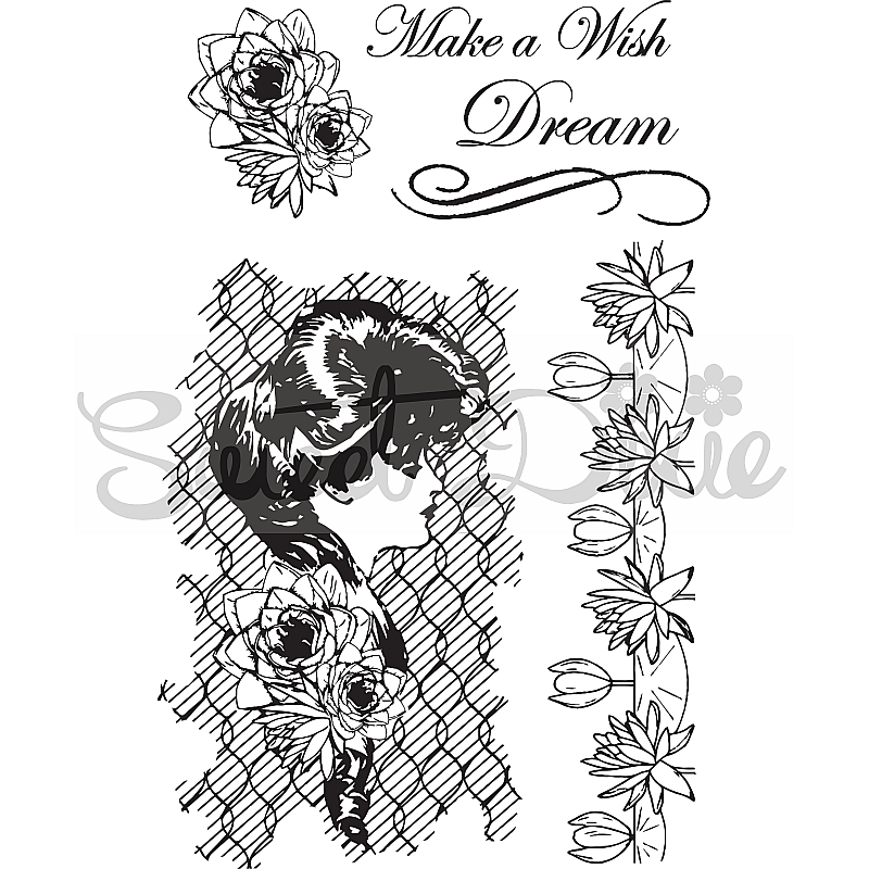 Sweet Dixie Lilly Make A Wish stamp set