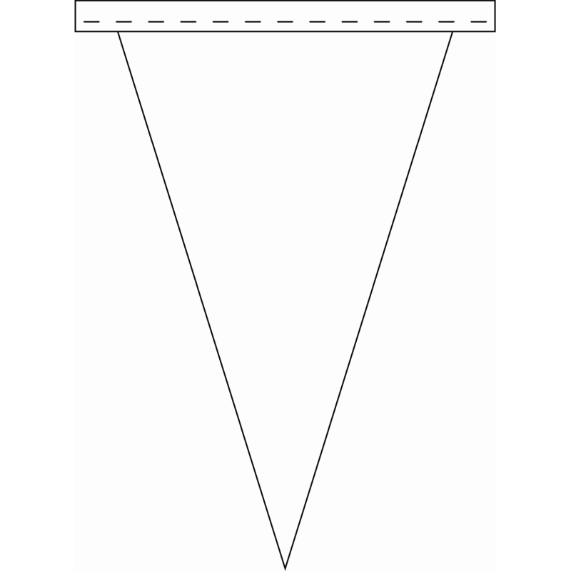 Sweet Dixie Triangle Bunting stamp set