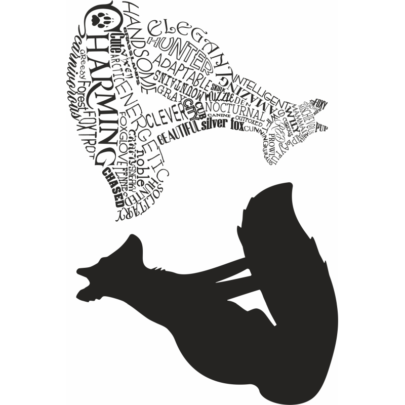 SCC Typography Fox Woodland Creatures Collection