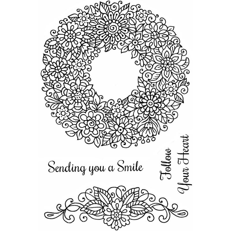 Sweet Dixie Fantasy Floral Wreath