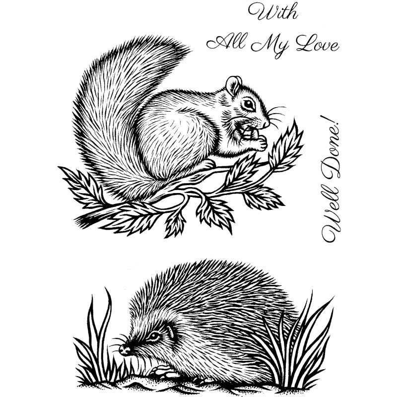SD Squirrel and Hedgehog