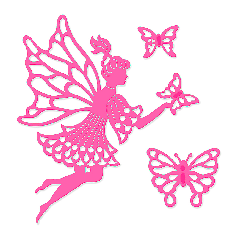 SD Fairy And Butterflies Sweet Dixie Cutting Die