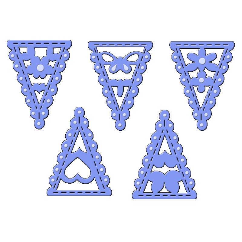 Sweet Dixie Bunting Selection die set