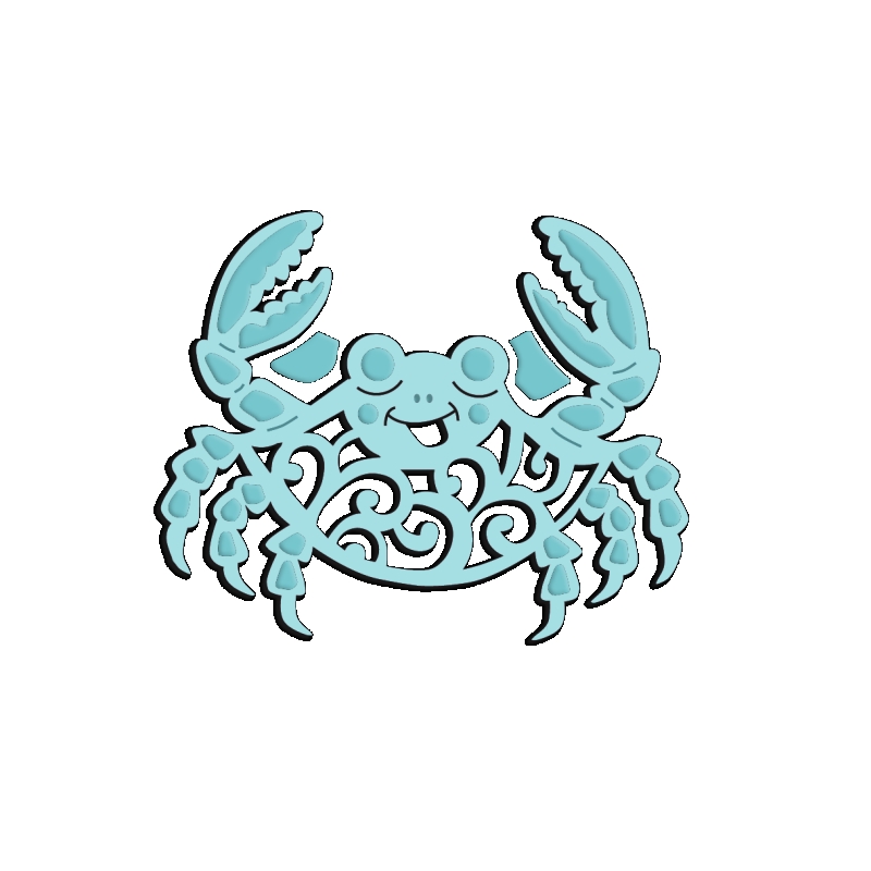 Sweet Dixie Cute Crab die set