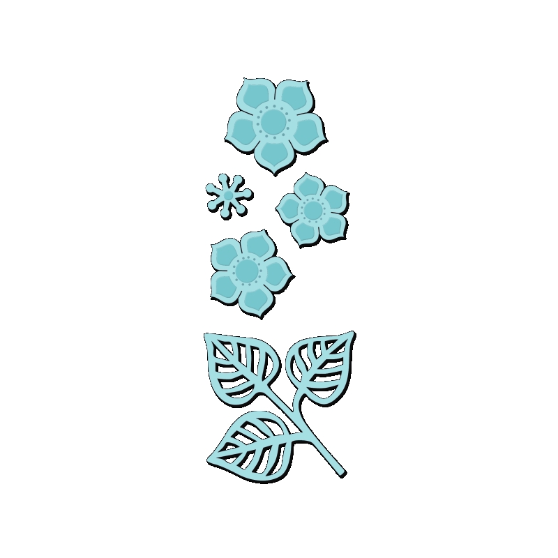 Sweet Dixie Pretty Petals die set