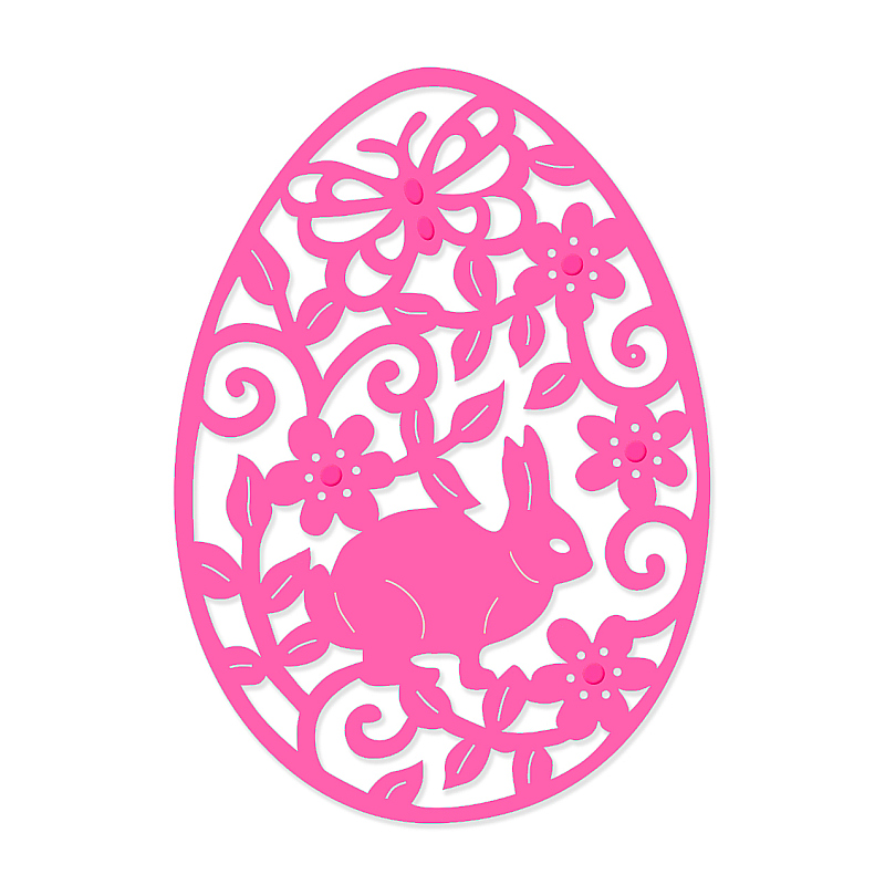 SD Filigree Bunny Easter Egg Sweet Dixie Cutting Die
