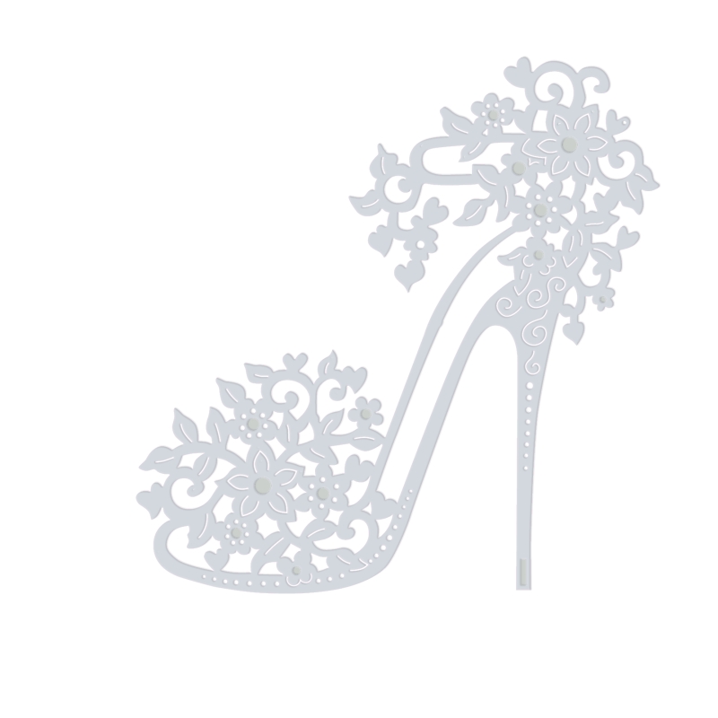 SD Delicate Floral Shoe Sweet Dixie Cutting Die